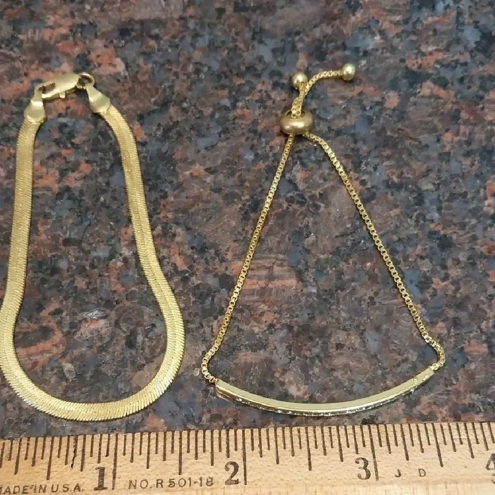Chic Gold Bracelet Duo